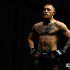 Conor McGregor gets ready for his fight with Nate Diaz
