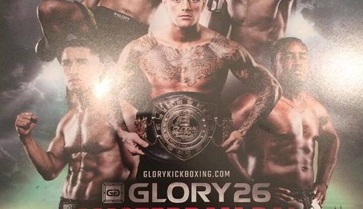 GLORY 26 amsterdam poster