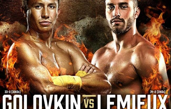 golovkin vs lemieux poster