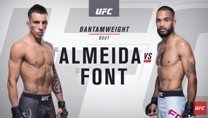 Thomas Almeida vs. Rob Font UFC 220