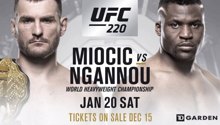 UFC 220 Miocic vs Ngannou