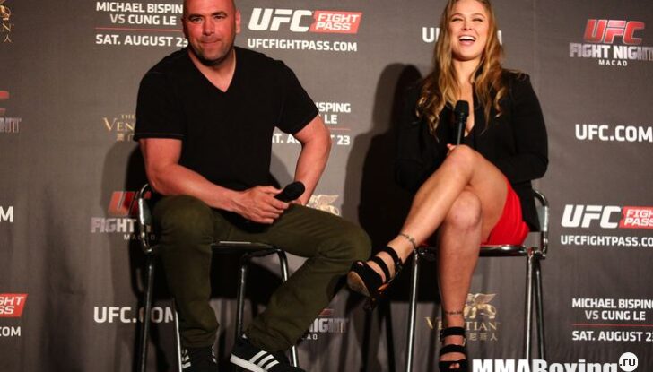 Dana White Ronda Rousey.0